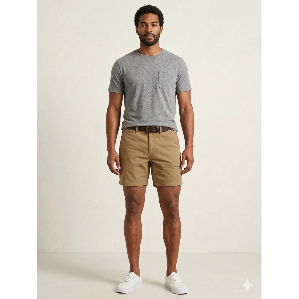 The North Face Khaki Hiking Cargo Shorts Gorpcore Utility Outdoors Trekking